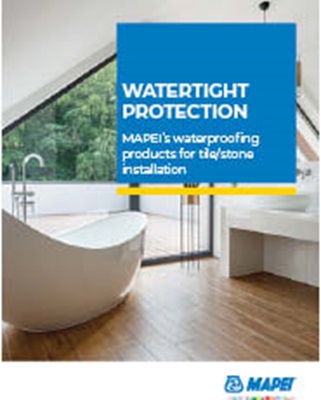 Watertight Protection: MAPEI’s waterproofing products for tile/stone installation